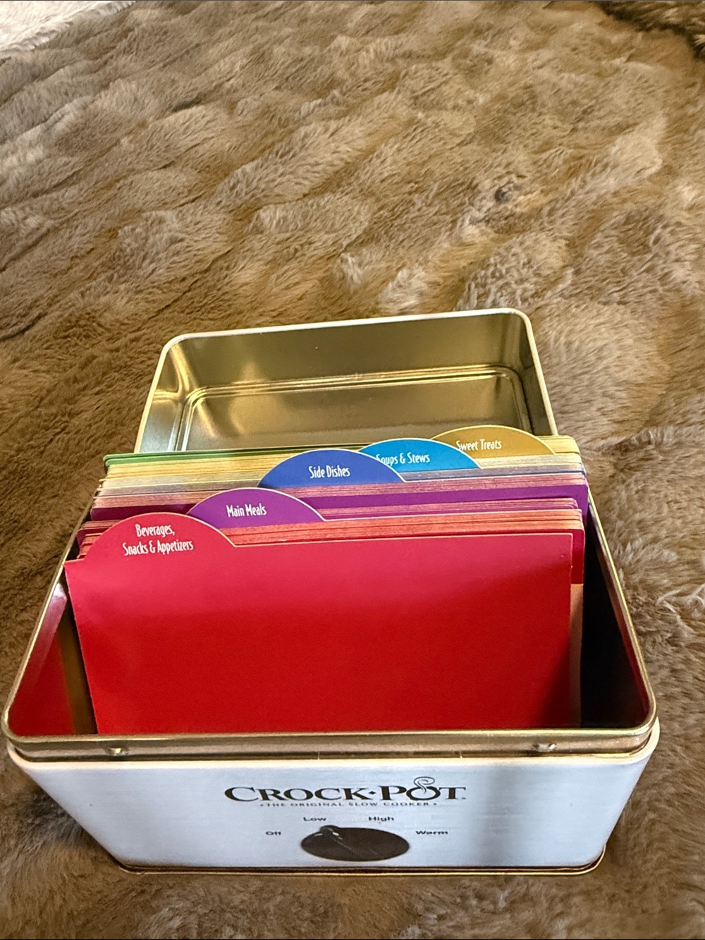 Silver Recipe Card Collection Box - Picture 5 of 9